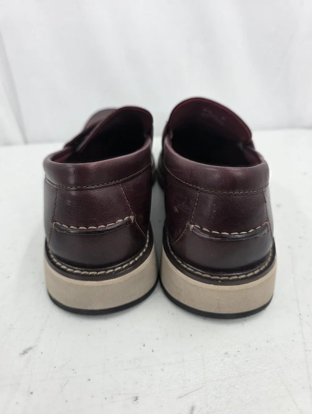 Cole Haan Osborn Grand Penny Loafer Men’s Size 9M Burgundy Leather C38243 No Box